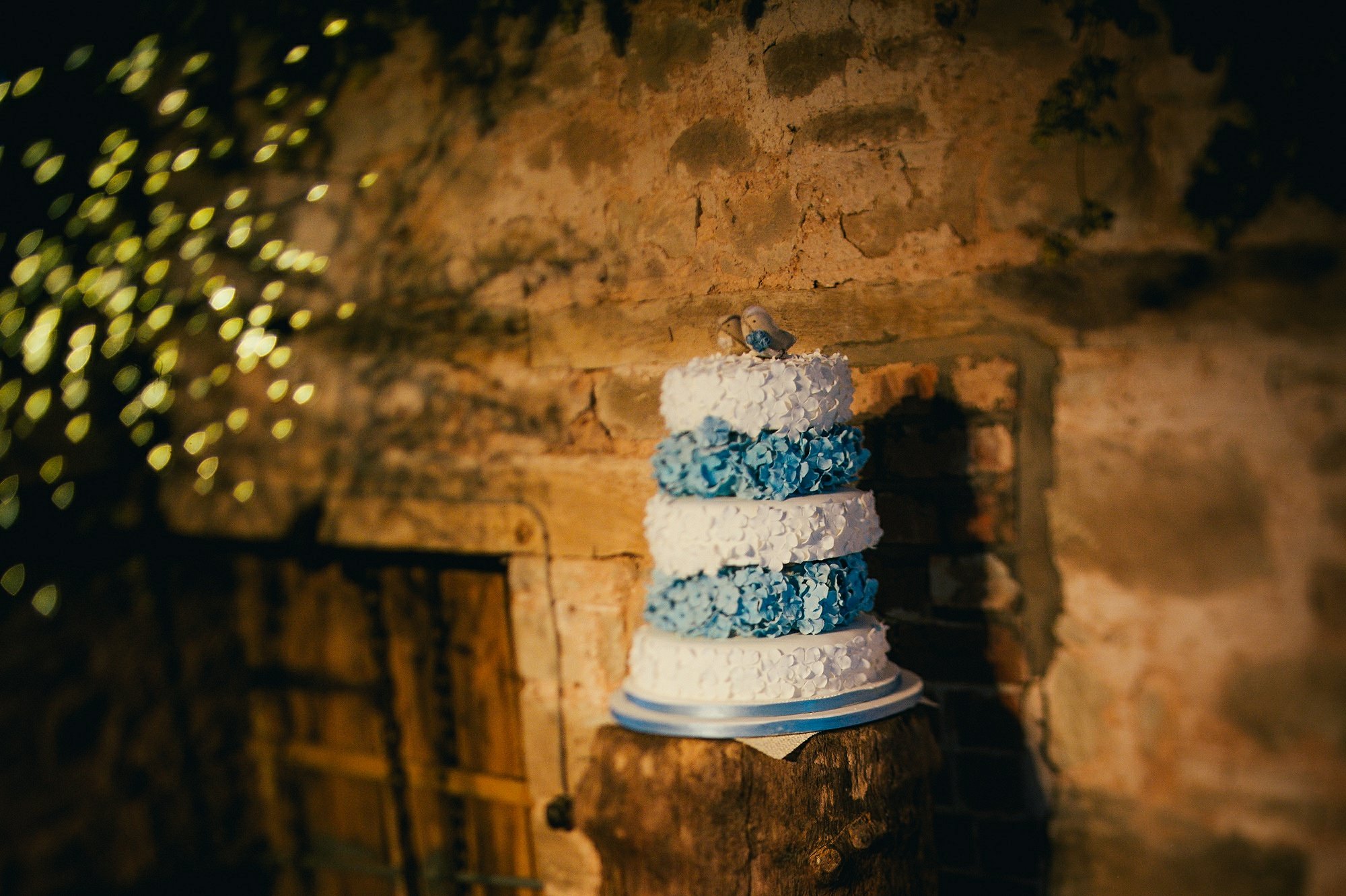 wedding cake barn rustic
