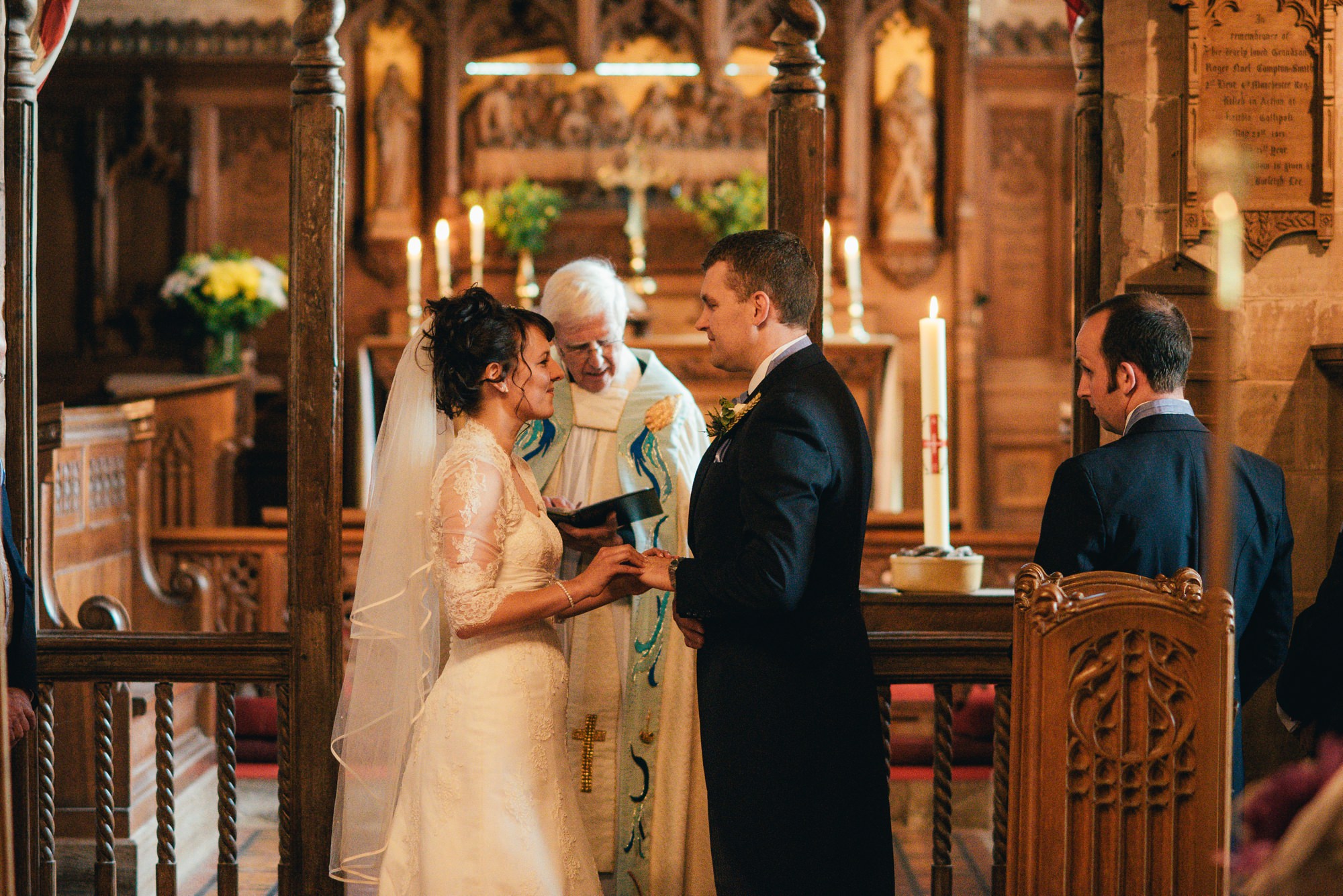 Rustic wedding at How Caple Court by Hereford Wedding Photographer