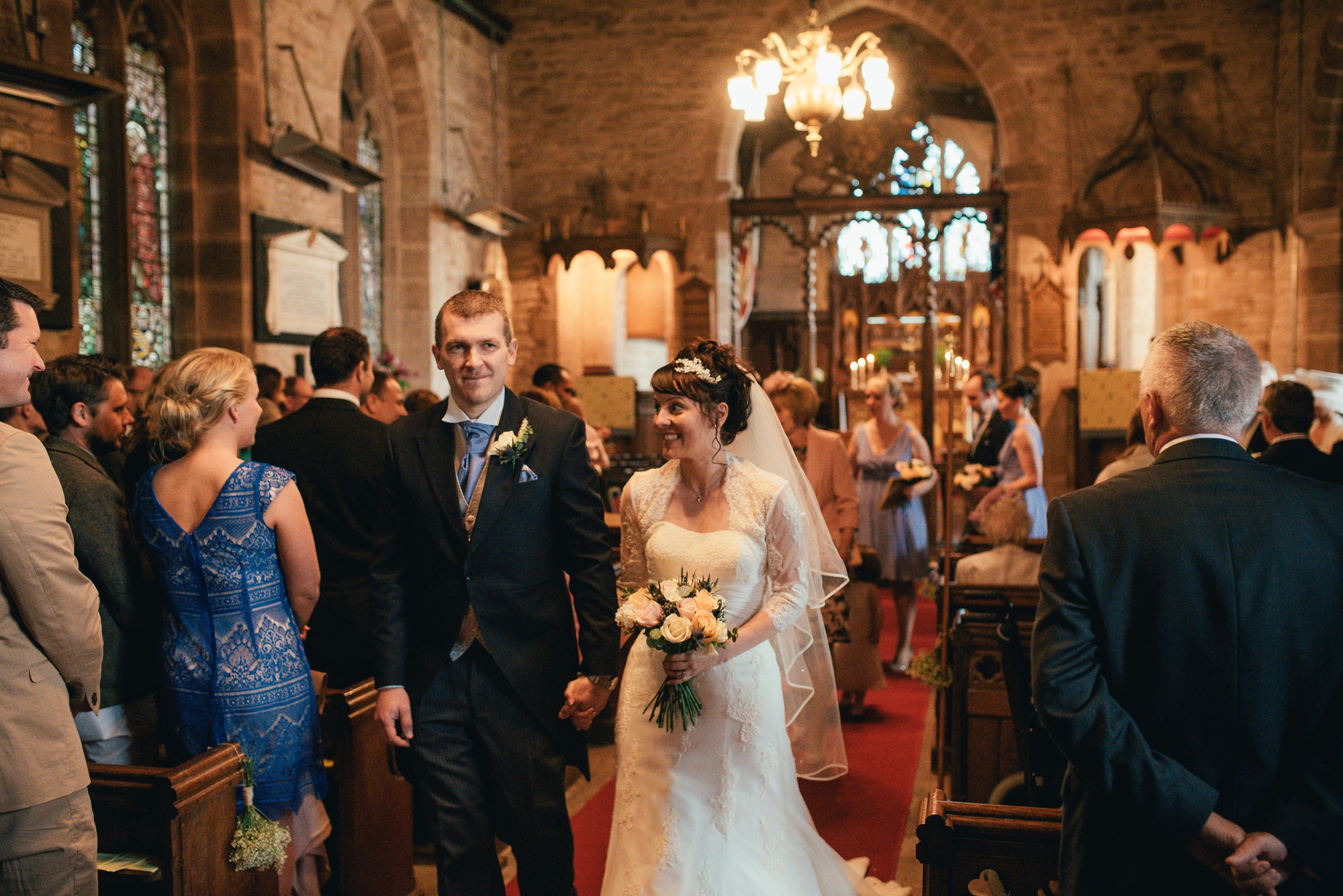 Rustic wedding at How Caple Court by Hereford Wedding Photographer