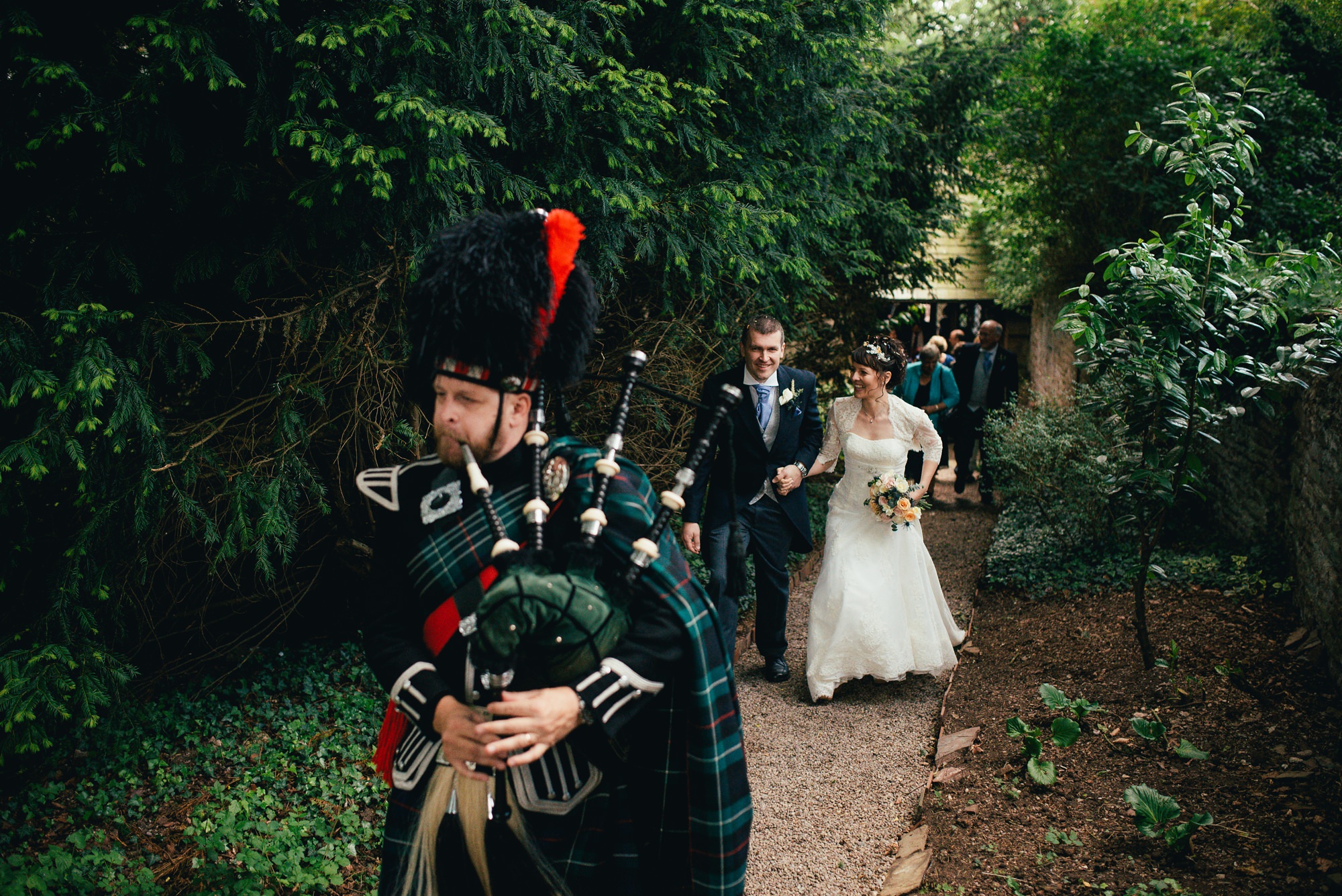 Rustic wedding at How Caple Court by Hereford Wedding Photographer