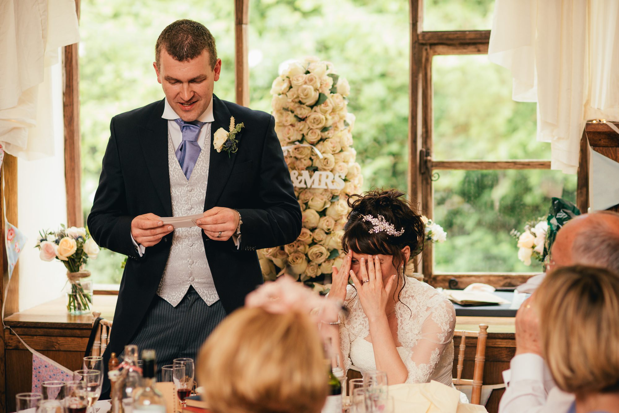 Rustic wedding at How Caple Court by Hereford Wedding Photographer
