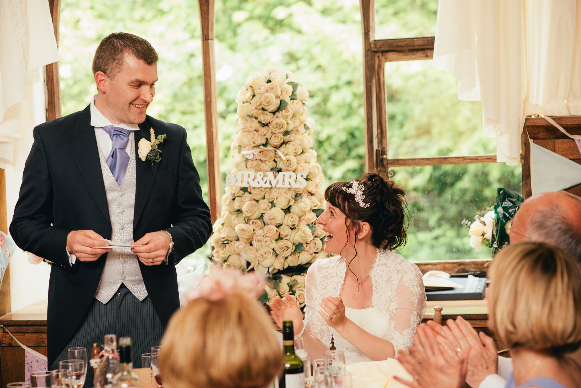 Rustic wedding at How Caple Court by Hereford Wedding Photographer