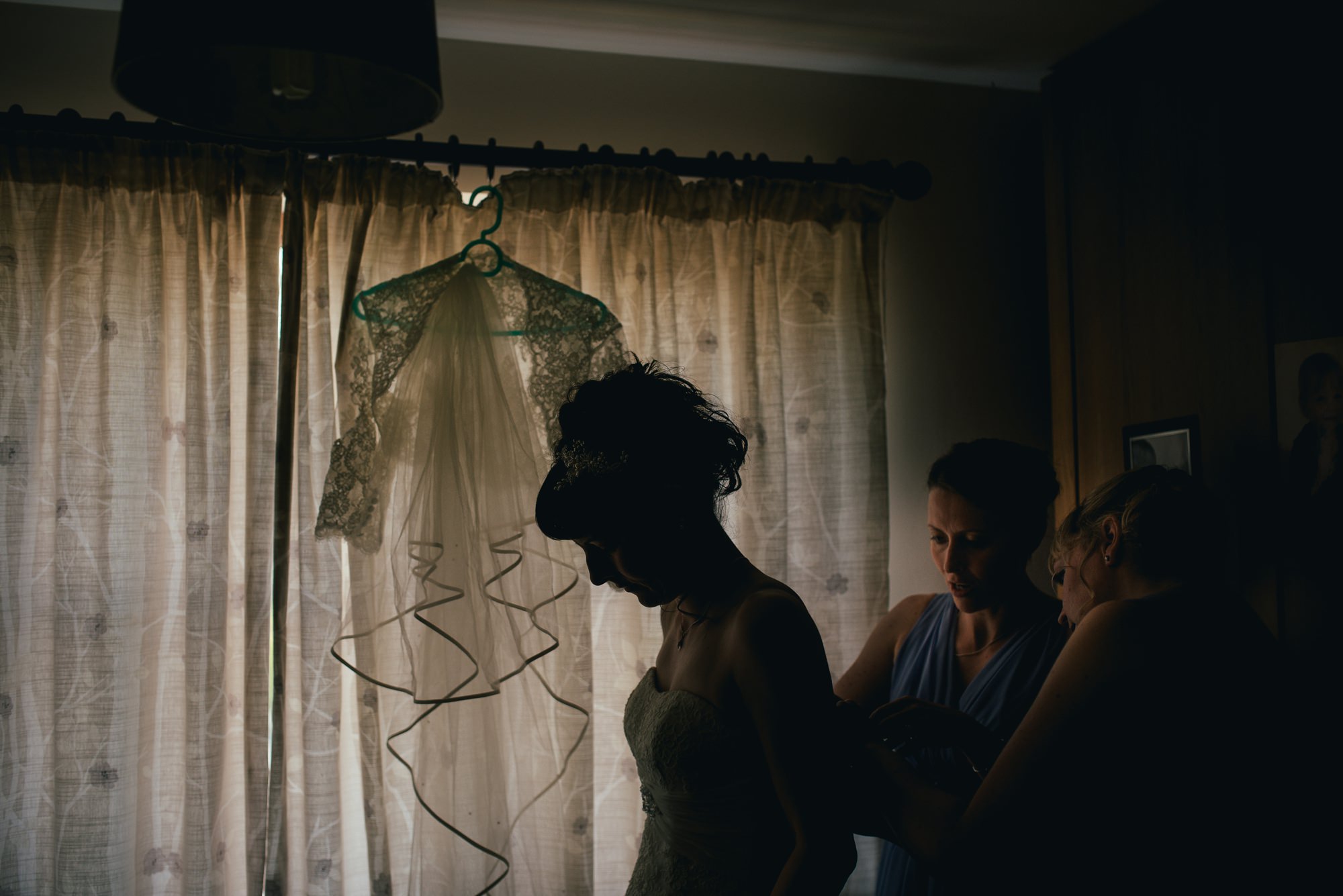 Rustic wedding at How Caple Court by Hereford Wedding Photographer