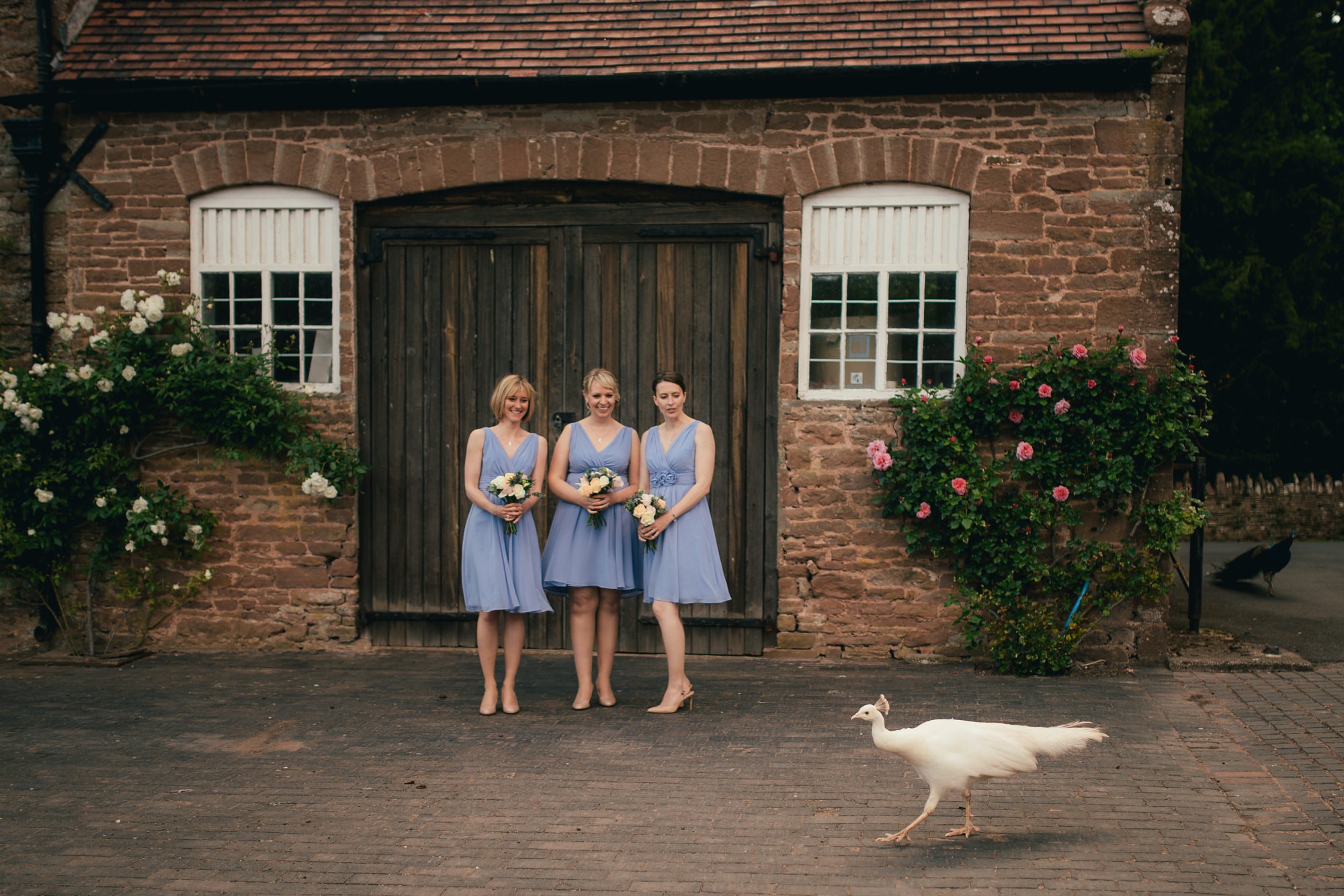 Rustic wedding at How Caple Court by Hereford Wedding Photographer