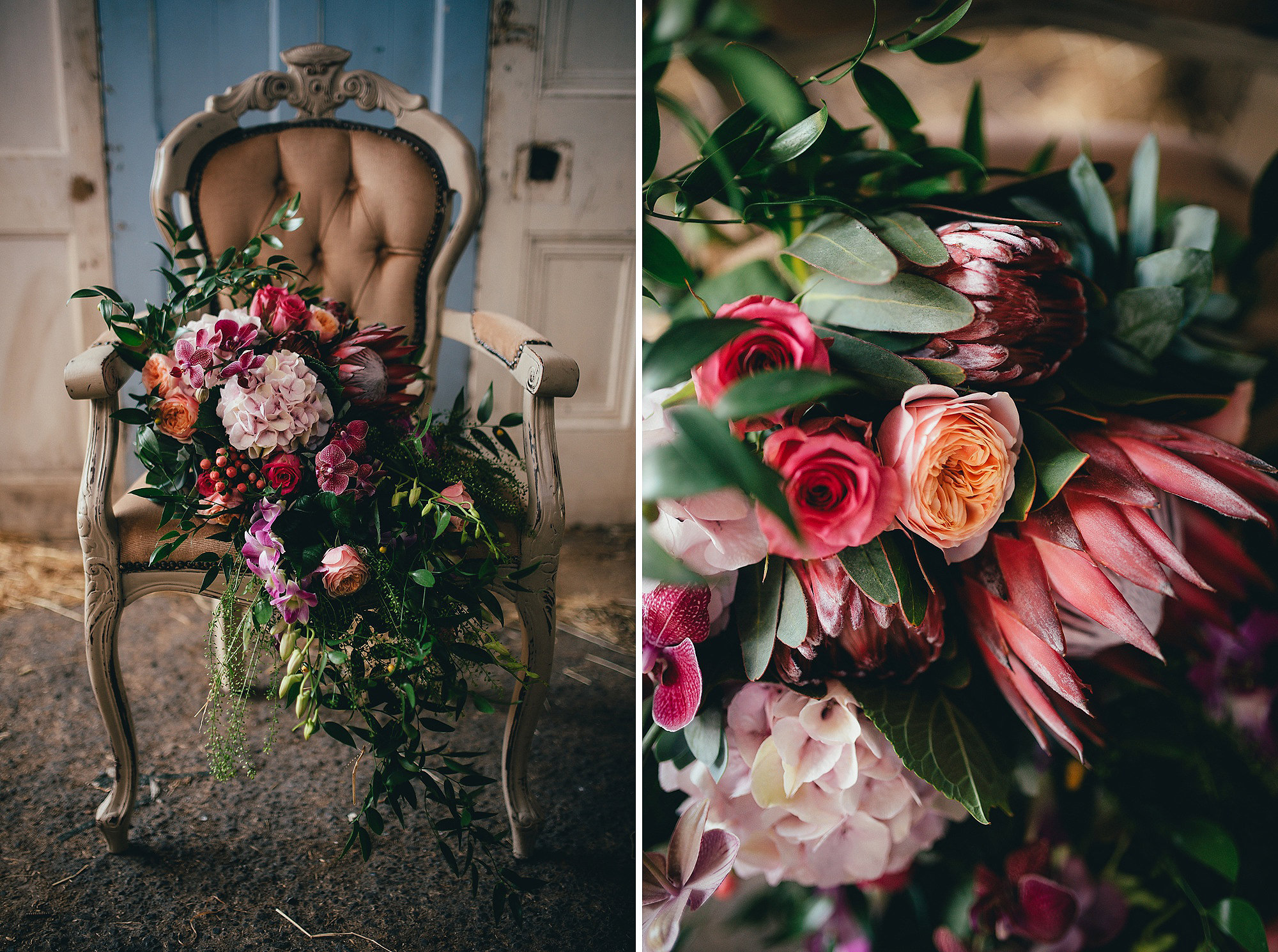 Wedding Flowers at Owens House Wedding Barn