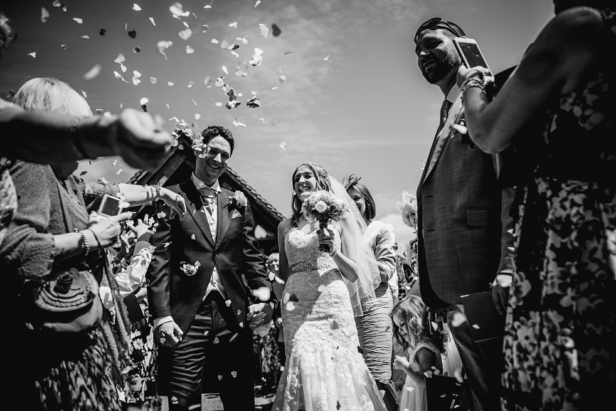 Rustic wedding at Spring hill house by Hereford Wedding Photographer