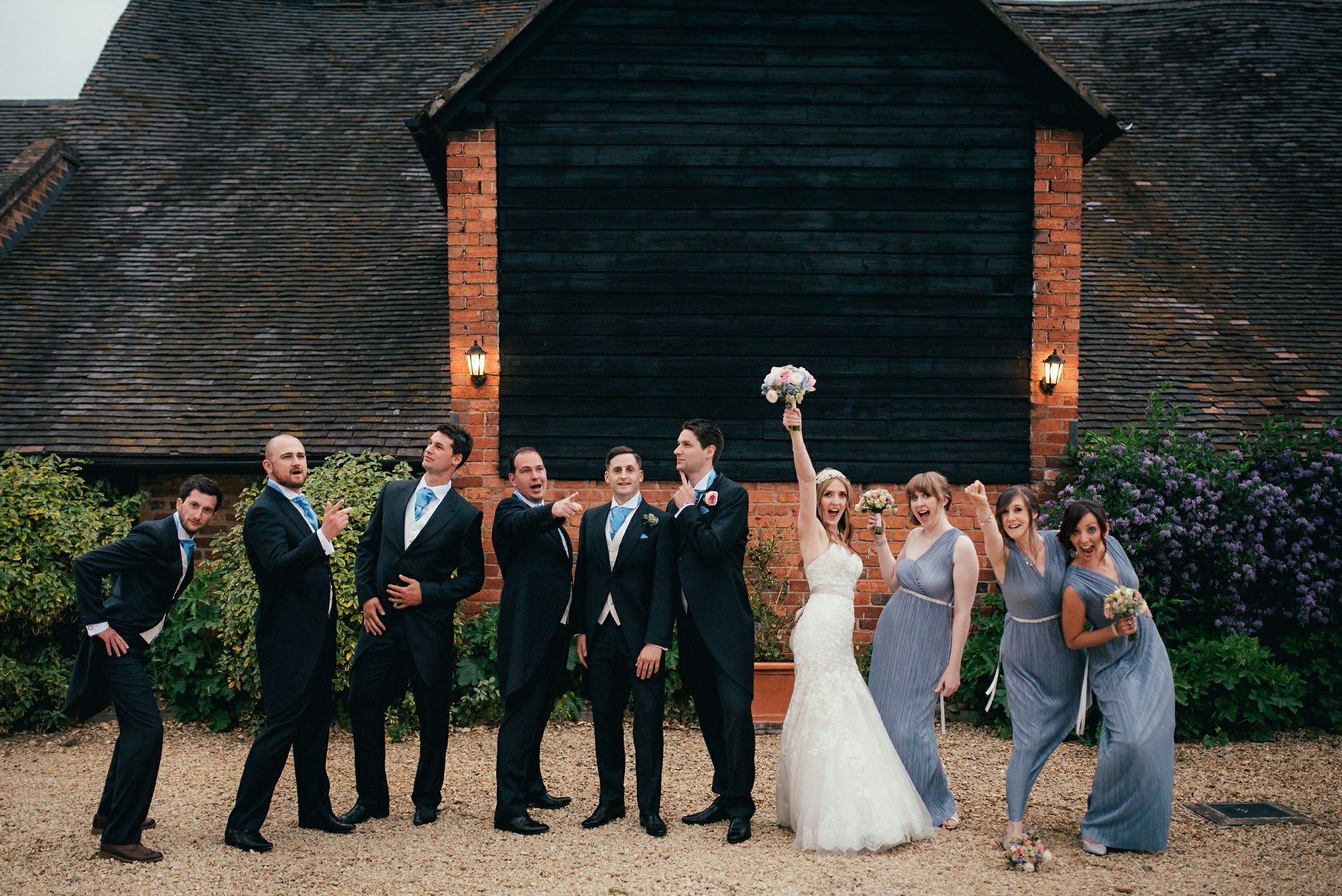 Rustic wedding at Spring hill house by Hereford Wedding Photographer