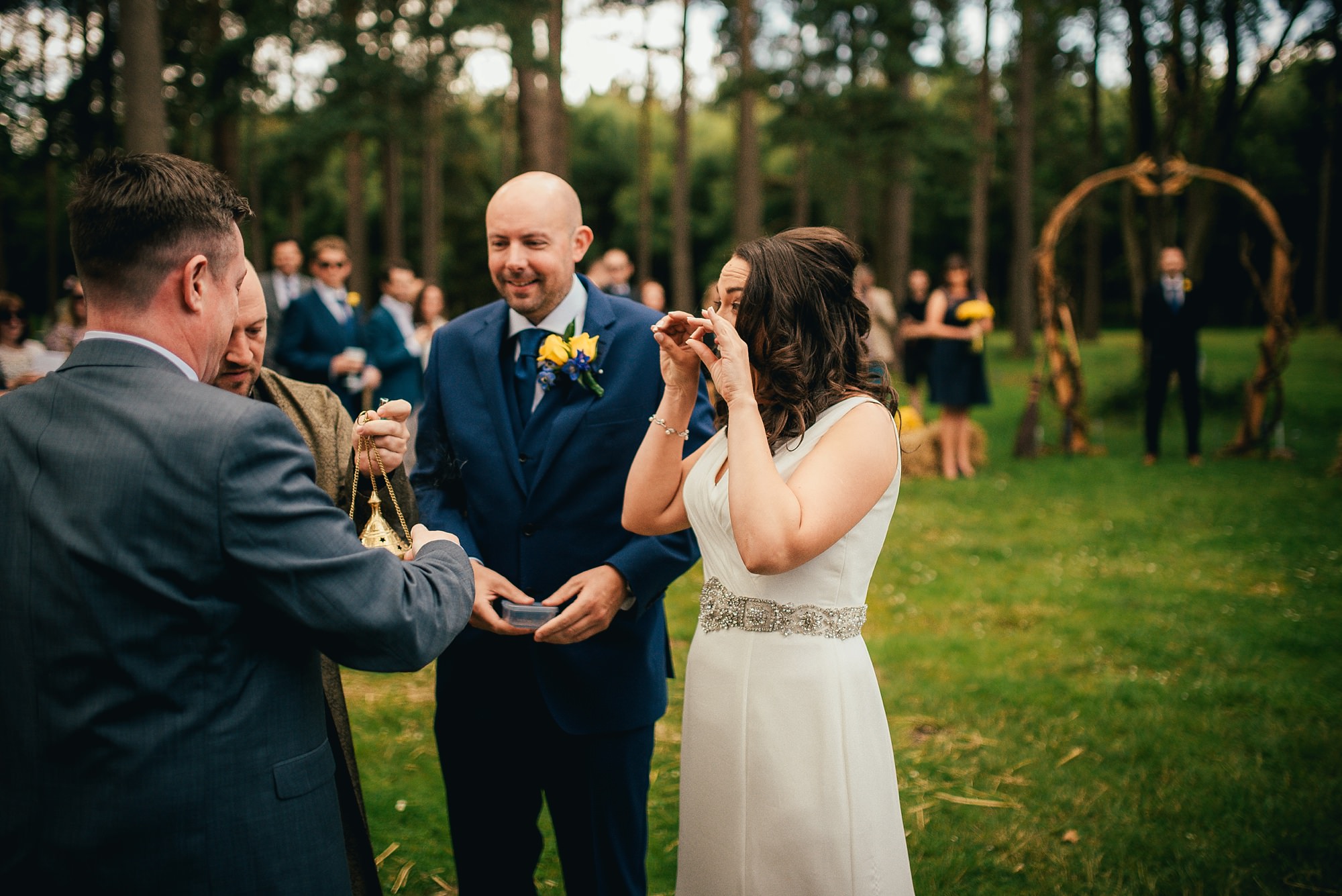 forest woodland wedding