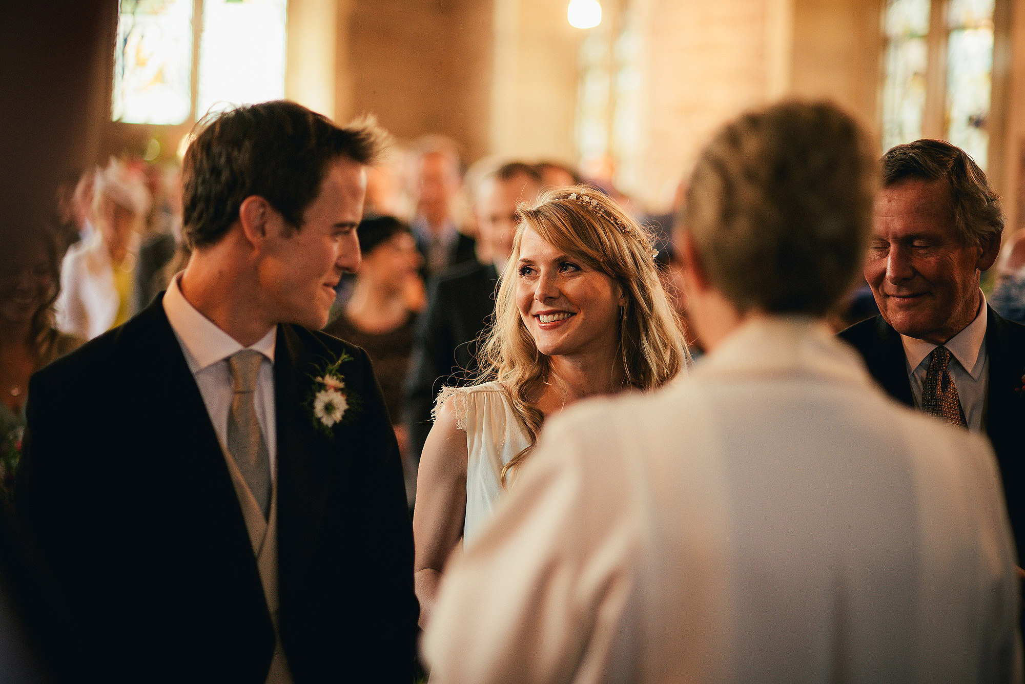 bride seeing groom for first time