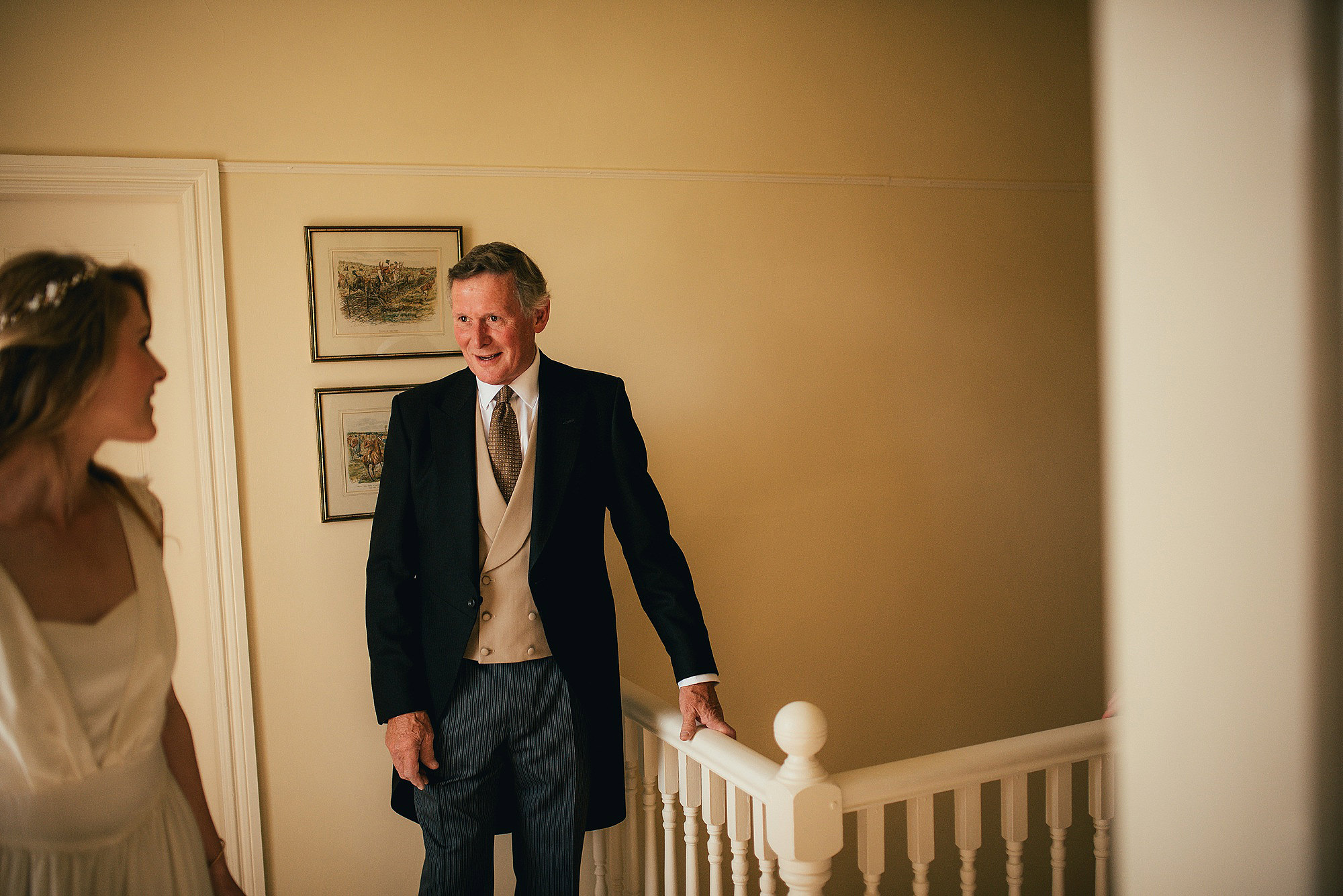 dad seeing bride for first time